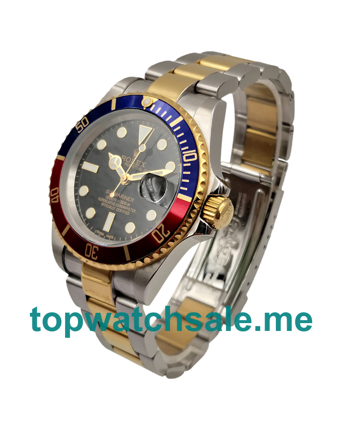 UK AAA Rolex Submariner 116613 Black Dials Men Replica Watches