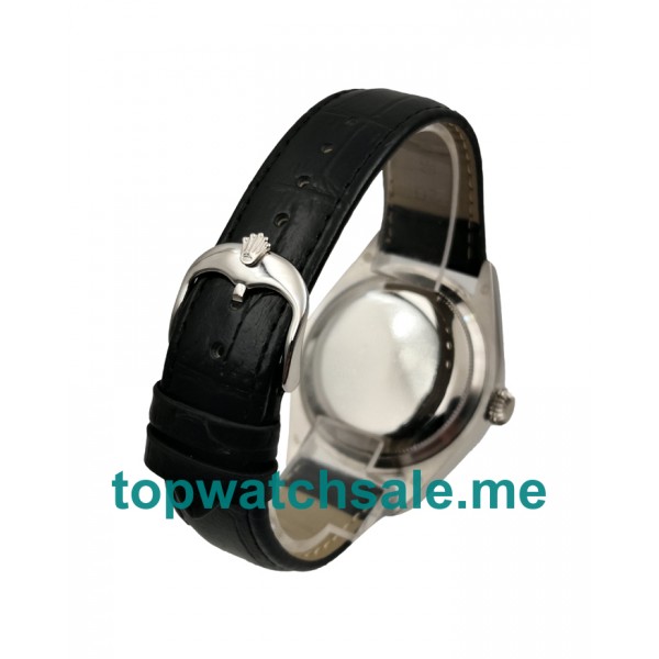 UK AAA Rolex Cellini 50509 39 MM Black Dials Men Replica Watches