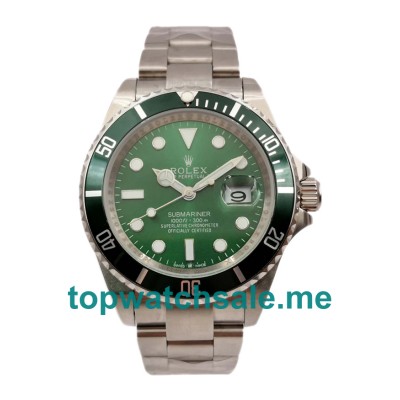 UK AAA Rolex Submariner 116610 LV 40 MM Green Dials Men Replica Watches