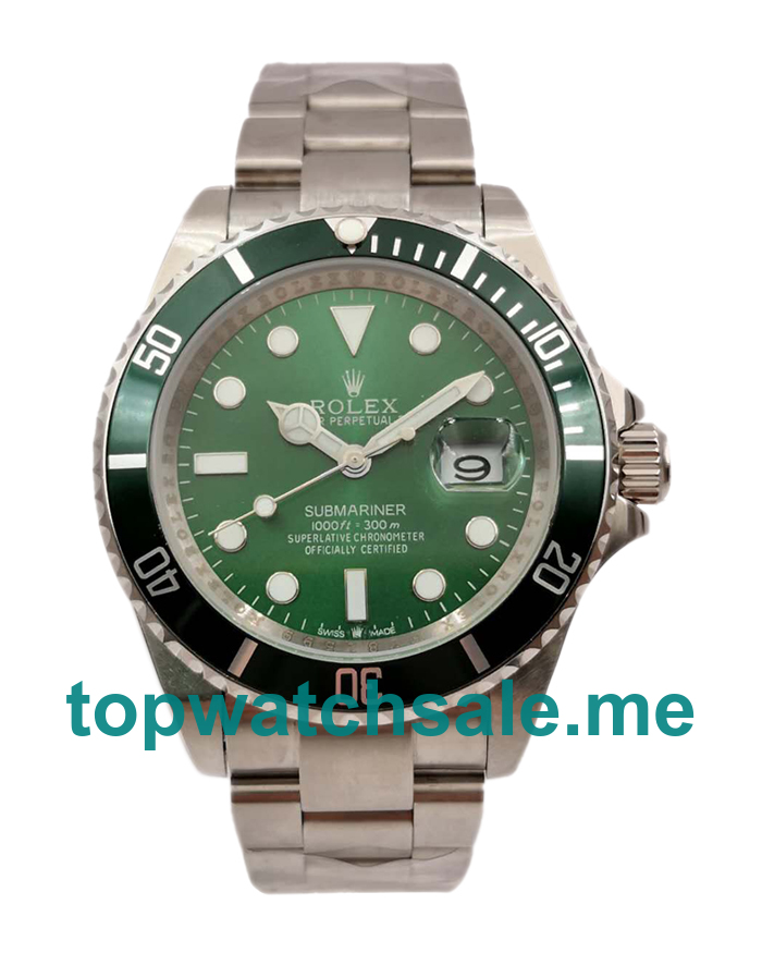 UK AAA Rolex Submariner 116610 LV 40 MM Green Dials Men Replica Watches