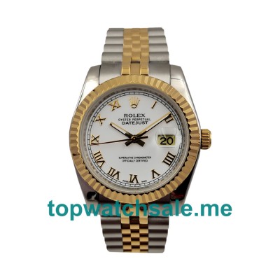 UK AAA Rolex Datejust 116233 36 MM White Dials Men Replica Watches