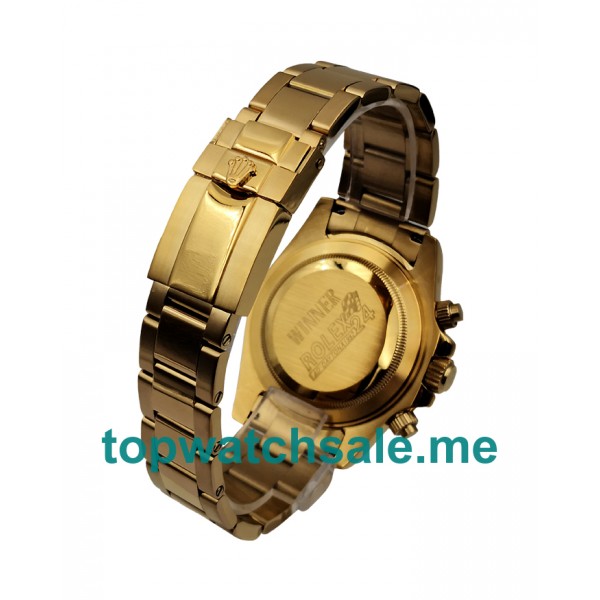 UK AAA Rolex Daytona 116528 40 MM Champagne Dials Men Replica Watches