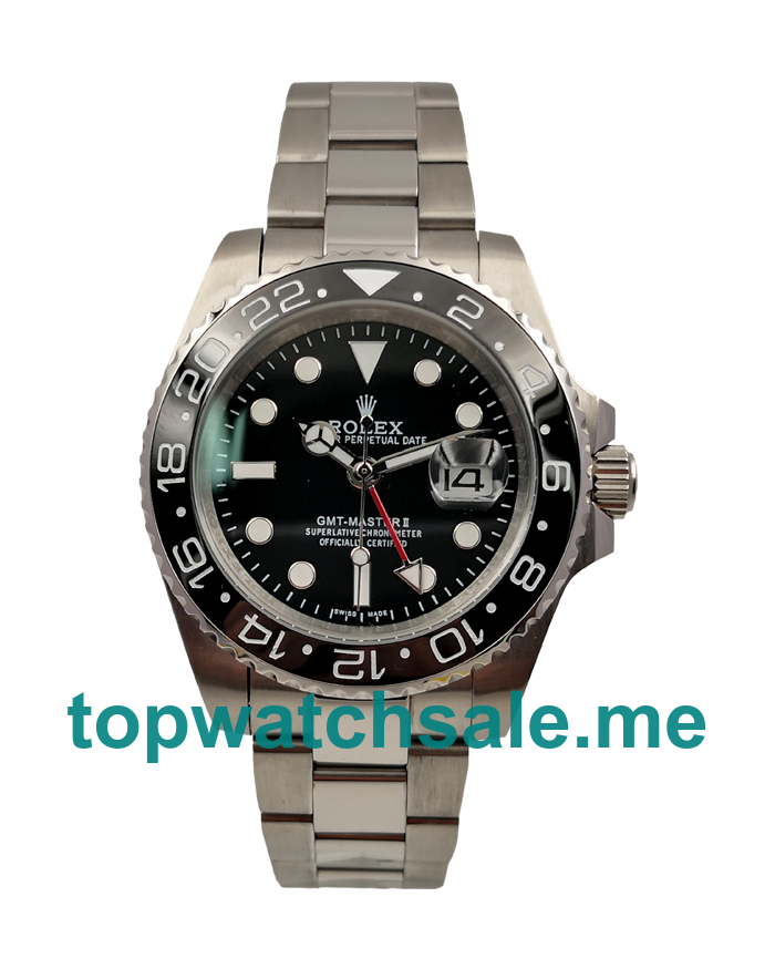 UK AAA Rolex GMT-Master II 116710 40 MM Black Dials Men Replica Watches