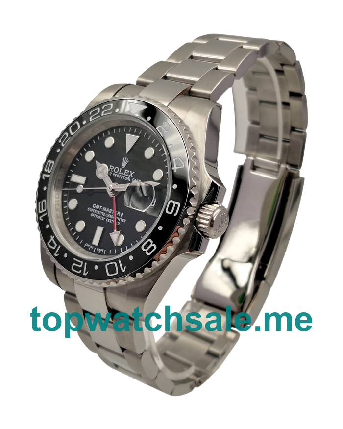 UK AAA Rolex GMT-Master II 116710 40 MM Black Dials Men Replica Watches