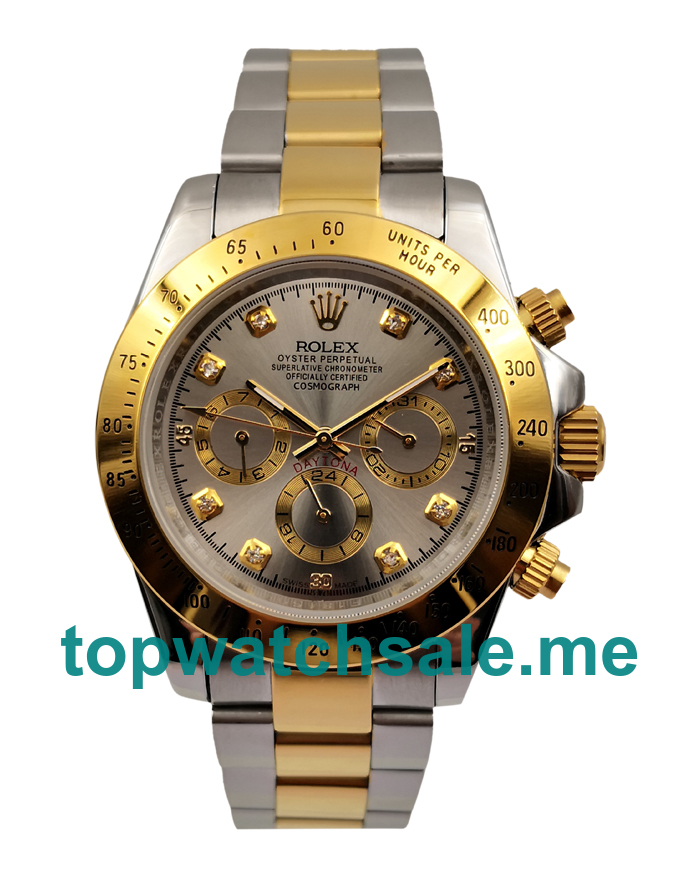 UK AAA Rolex Daytona 116523 40 MM Grey Dials Men Replica Watches