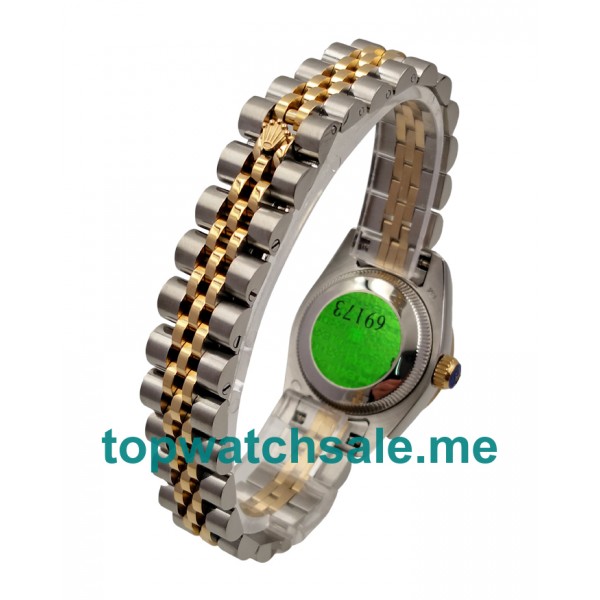 UK AAA Rolex Lady-Datejust 69173 26 MM Grey Dials Women Replica Watches