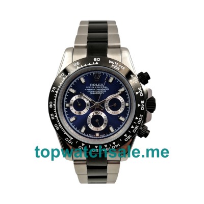 UK AAA Rolex Daytona 116500 40 MM Blue Dials Men Replica Watches