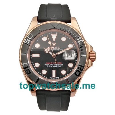 UK Swiss Made Rolex Yacht-Master 116655 40 MM Black Dials Men Replica Watches