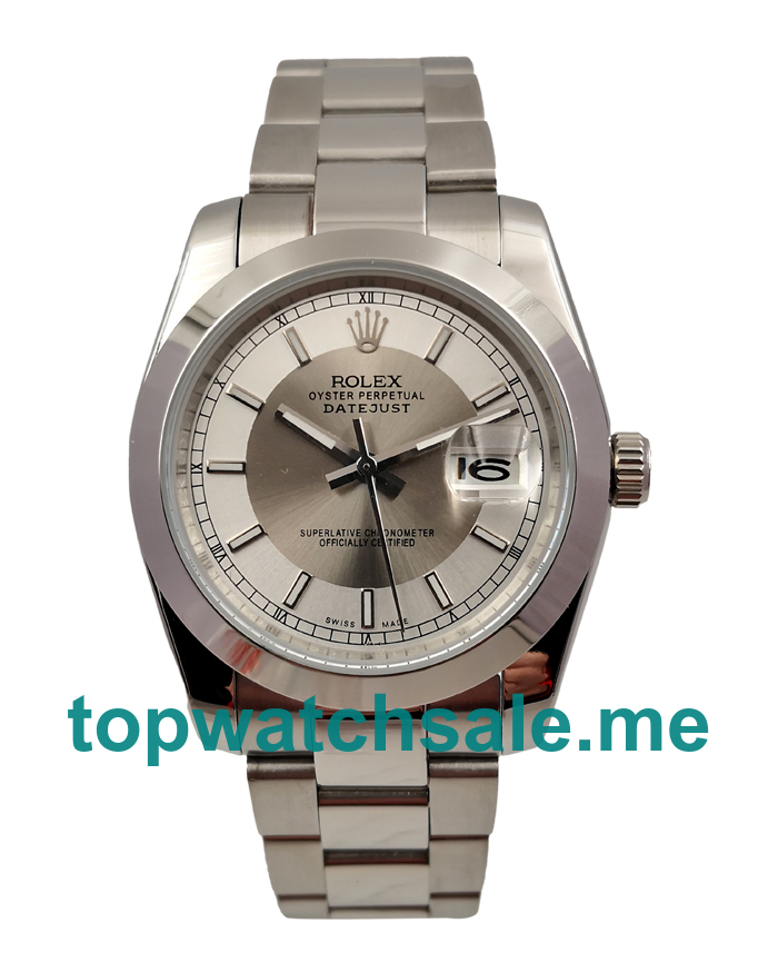 UK AAA Rolex Datejust 116234 36 MM White Dials Men Replica Watches