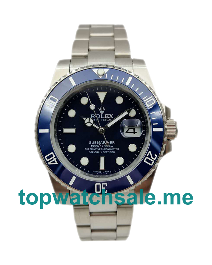 UK AAA Rolex Submariner 116619 LB 40 MM Blue Dials Men Replica Watches