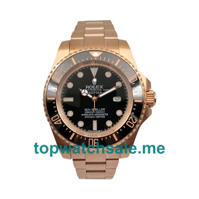 UK AAA Rolex Sea-Dweller Deepsea 126660 44 MM Black Dials Men Replica Watches