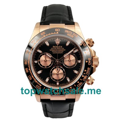 UK Swiss Made Rolex Daytona 116515 40 MM Black Dials Men Replica Watches