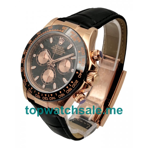 UK Swiss Made Rolex Daytona 116515 40 MM Black Dials Men Replica Watches