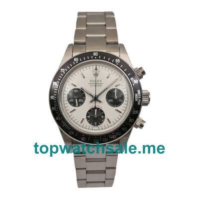 UK Swiss Made Rolex Daytona Ref.6263 40 MM White Dials Men Replica Watches