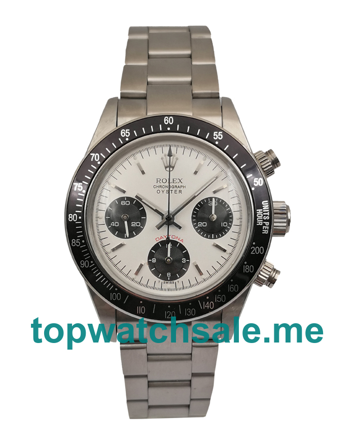 UK Swiss Made Rolex Daytona Ref.6263 40 MM White Dials Men Replica Watches