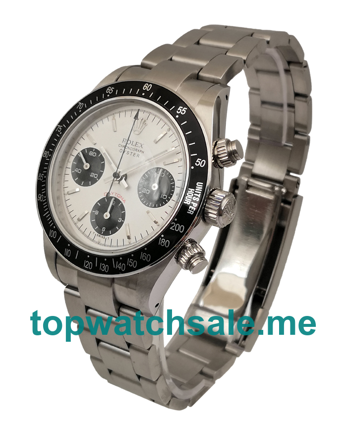 UK Swiss Made Rolex Daytona Ref.6263 40 MM White Dials Men Replica Watches