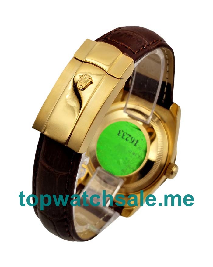 UK AAA Rolex Datejust 116238 36 MM Coffee Dials Men Replica Watches