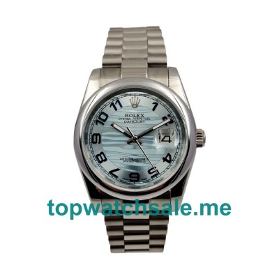 UK AAA Rolex Datejust 116200 36 MM Blue Dials Men Replica Watches