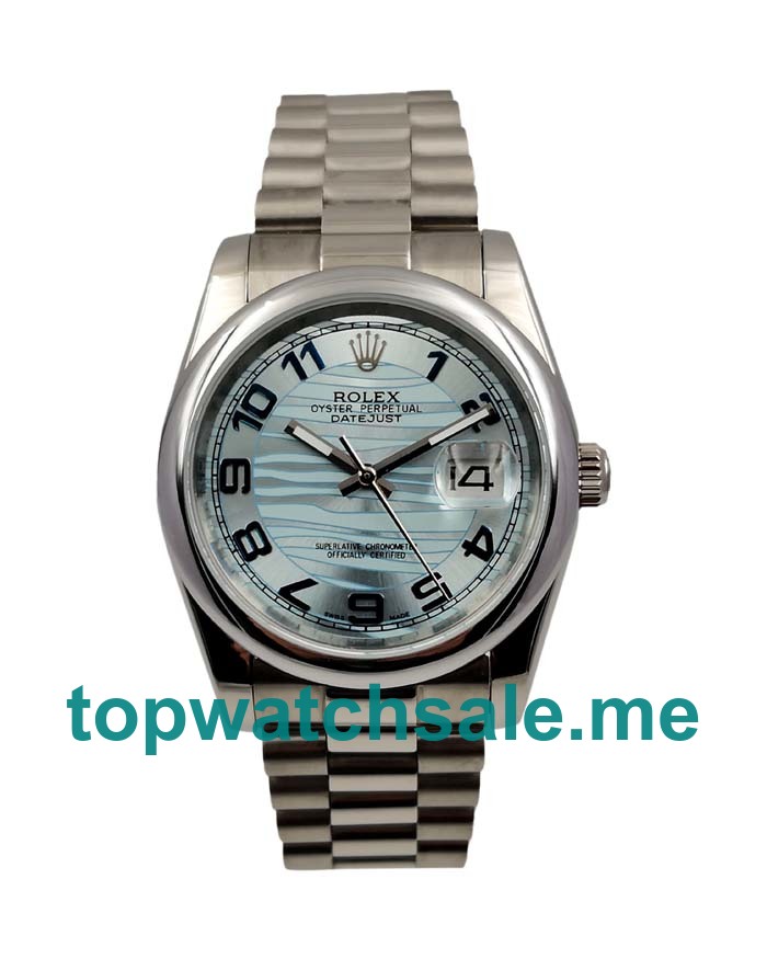 UK AAA Rolex Datejust 116200 36 MM Blue Dials Men Replica Watches