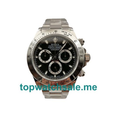 UK Swiss Made Rolex Daytona 116520 40 MM Black Dials Men Replica Watches