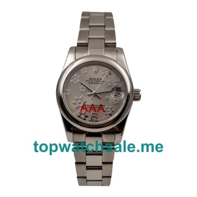 UK AAA Rolex Datejust 178240 31 MM Gray Dials Men Unisex Replica Watches